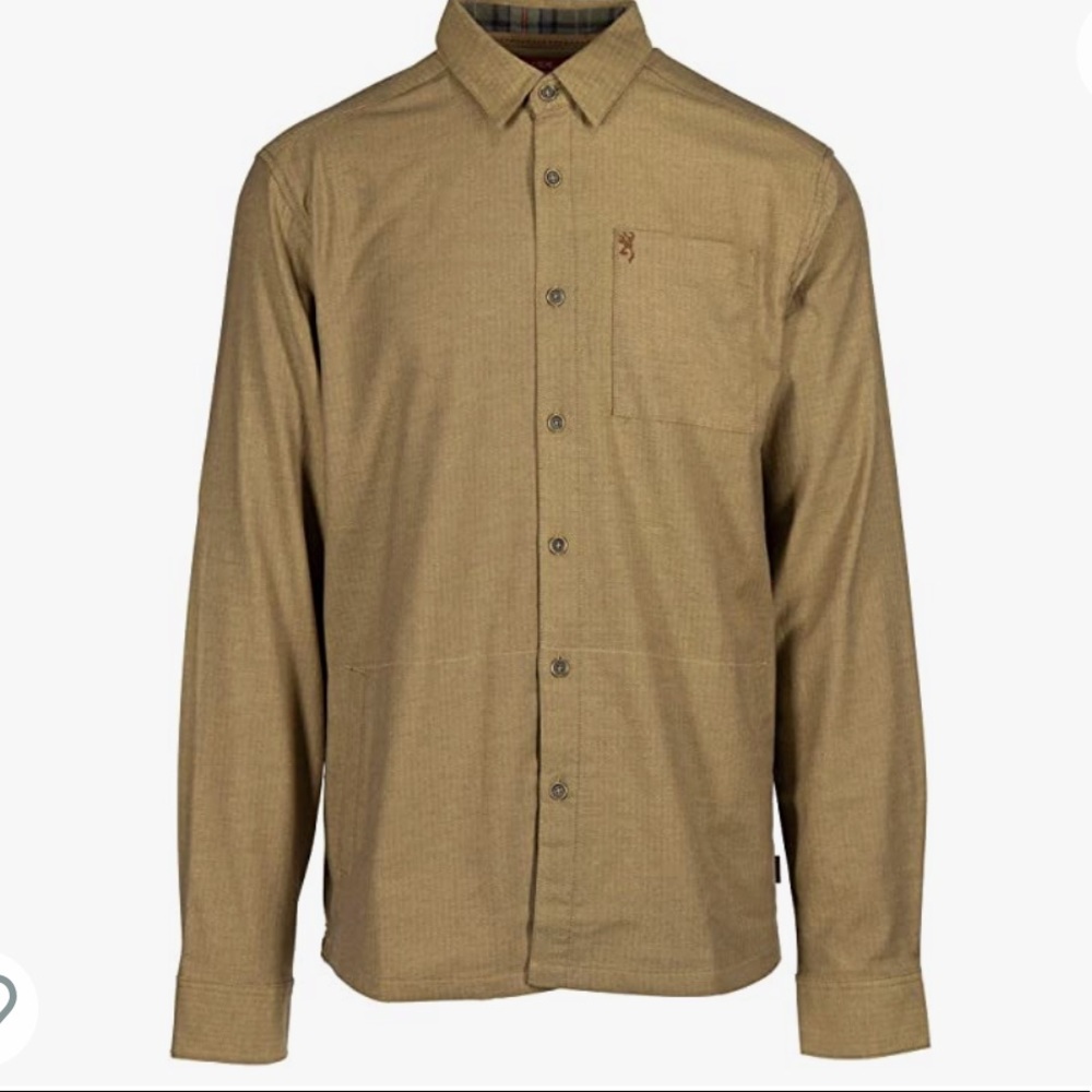 NWT Browning Men’s Rye Shirt Heritage Collection XL color “Black Olive”